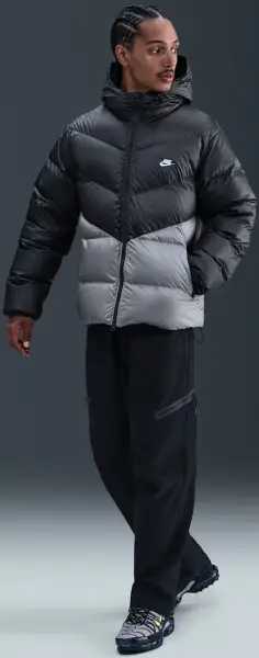Пуховик Nike WINDRUNNER STATEMENT DOWN JACKET антрацитово-серый HQ7790-061