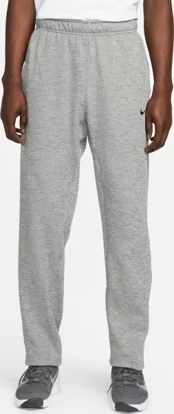 Спортивные штаны Nike THERMA-FIT OPEN HEM FITNESS серые DQ4856-063