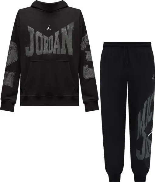Спортивный костюм Nike JORDAN BROOKLYN COLLEGIATE черно-серый HV0093-010_HV0091-010