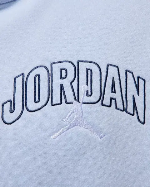 Толстовка Nike JORDAN BROOKLYN FLEECE OVERSIZED голубая IB7908-407