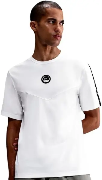Футболка Nike DRI-FIT бело-черная IH4288-100