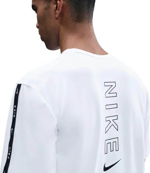 Футболка Nike DRI-FIT бело-черная IH4288-100