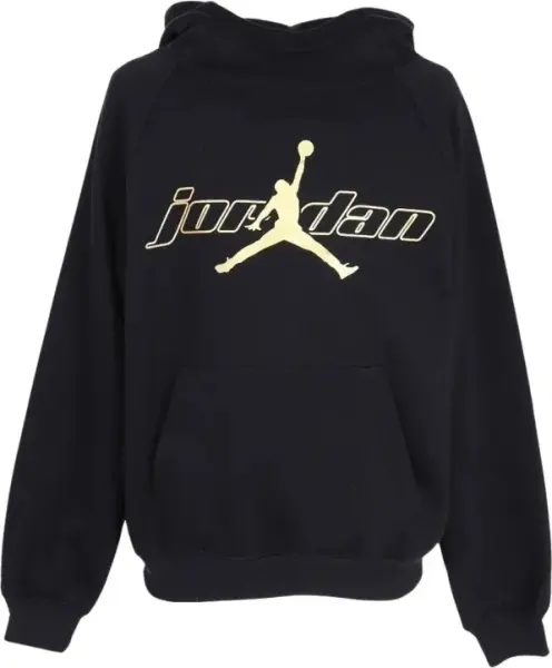 Худи подростковое Nike JORDAN MOUNTAINSIDE FLEECE черно-золотое 95F338-023