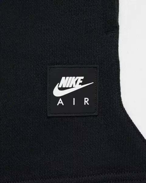 Шорти підліткові Nike AIR FLEECE чорно-білі HF8808-010