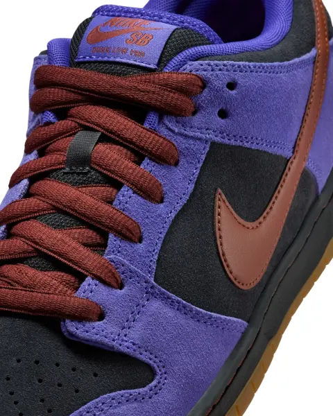 Кросівки Nike SB DUNK LOW PRO фіолетово-чорно-коричневі HQ1625-500