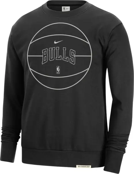 Свитшот Nike CHICAGO BULLS STANDARD ISSUE DRI-FIT черный FB3759-010