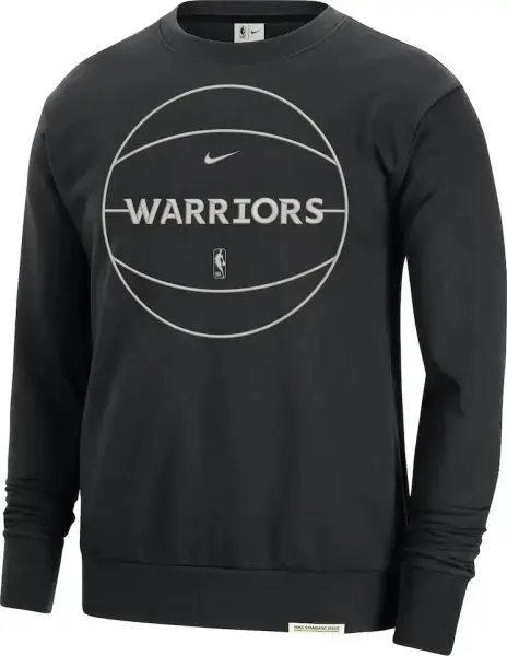 Свитшот Nike GOLDEN STATE WARRIORS STANDARD ISSUE DRI-FIT черный FB3761-010