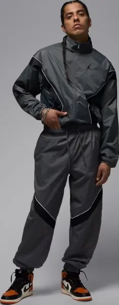 Спортивные штаны Nike JORDAN BROOKLYN DRAFT темно-серо-черные IH3320-068