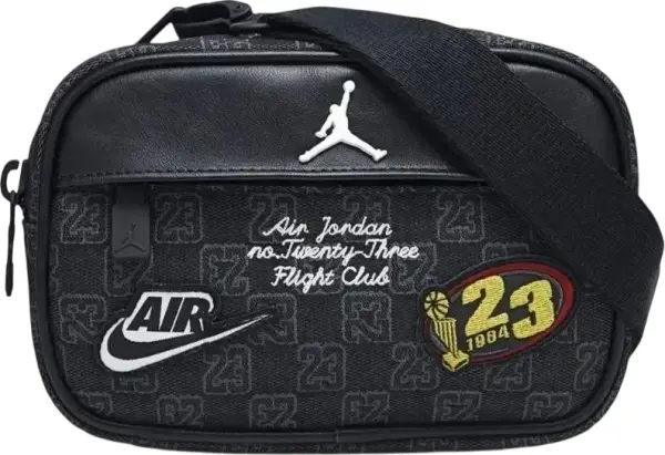 Сумка через плече Nike JORDAN MONOGRAM CAMERA BAG чорна MA9159-023