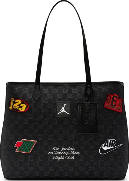 Сумка через плечо Nike JORDAN MONOGRAM TOTE BAG 32L черная LM9158-023
