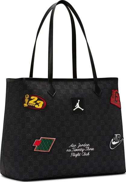 Сумка через плечо Nike JORDAN MONOGRAM TOTE BAG 32L черная LM9158-023
