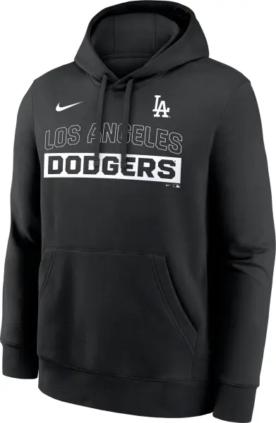 Худи Nike LOS ANGELES DODGERS CLUB MLB черное NKDK00ALD-2VW