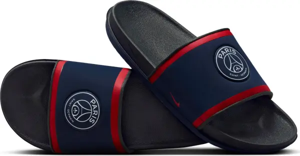 Шльопанці Nike OFFCOURT PARIS SAINT-GERMAIN темно-синьо-червоно-чорні FZ3190-400