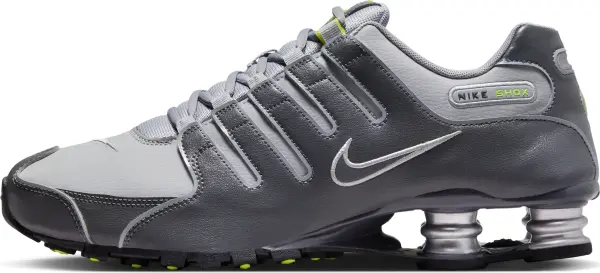 Кросівки Nike SHOX NZ сіро-темно-сіро-салатові 378341-009
