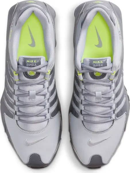 Кросівки Nike SHOX NZ сіро-темно-сіро-салатові 378341-009