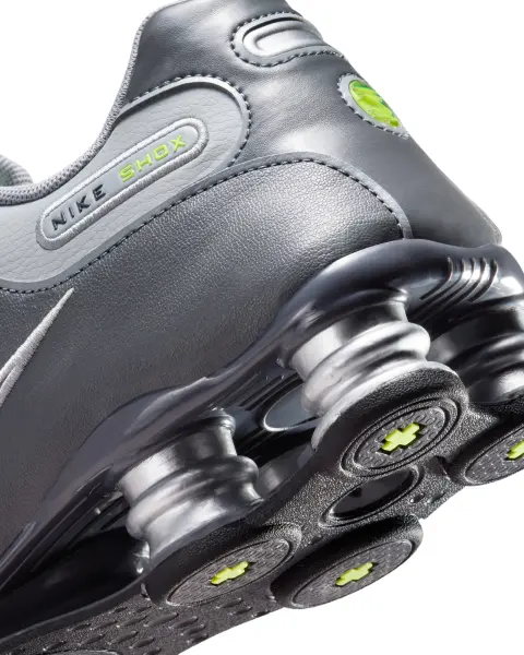 Кросівки Nike SHOX NZ сіро-темно-сіро-салатові 378341-009