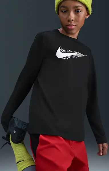Лонгслив подростковый Nike MULTI DRI-FIT черный HV0662-010