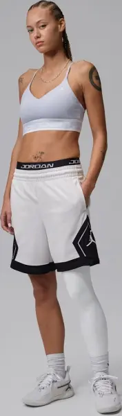 Лосини жіночі Nike JORDAN SPORT HIGH-RISE SINGLE-LEG BASKETBALL LEGGINGS (LEFT) білі IF2275-100