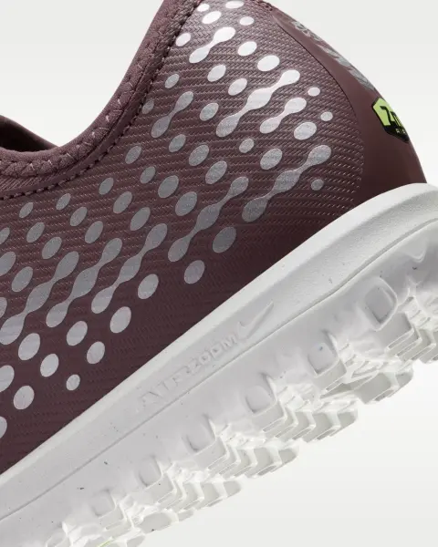 Сороконіжки (шиповки) дитячі Nike JR MERCURIAL ZOOM VAPOR 16 ACADEMY KYLIAN MBAPPÉ TF коричнево-сріблясто-салатові FQ8285-200