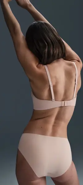 Труси (бріфи) жіночі Nike LEAK PROTECTION PERIOD BRIEF UNDERWEAR бежеві FZ1469-207