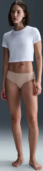 Труси (бріфи) жіночі Nike LEAK PROTECTION PERIOD BRIEF UNDERWEAR бежеві FZ1469-207