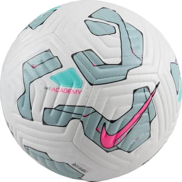 Футбольний м'яч Nike ACADEMY - FA24 біло-м'ятно-рожевий Розмір 4 FZ2966-105