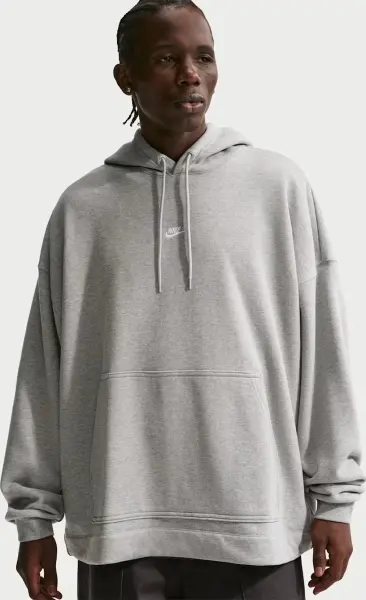 Худи Nike SPORTSWEAR CLUB OVERSIZED FRENCH TERRY серое IF0745-063