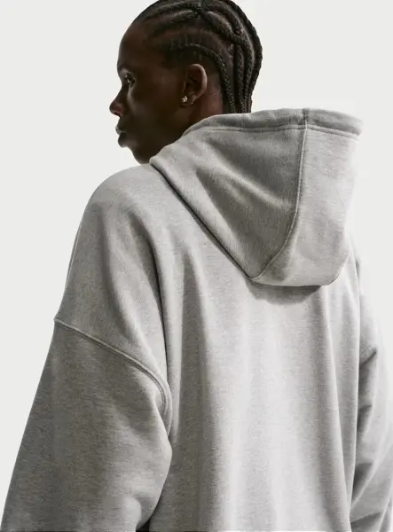Худи Nike SPORTSWEAR CLUB OVERSIZED FRENCH TERRY серое IF0745-063