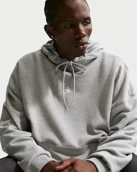 Худи Nike SPORTSWEAR CLUB OVERSIZED FRENCH TERRY серое IF0745-063