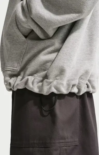 Худи Nike SPORTSWEAR CLUB OVERSIZED FRENCH TERRY серое IF0745-063