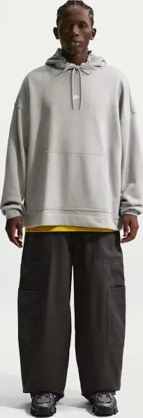 Худи Nike SPORTSWEAR CLUB OVERSIZED FRENCH TERRY серое IF0745-063