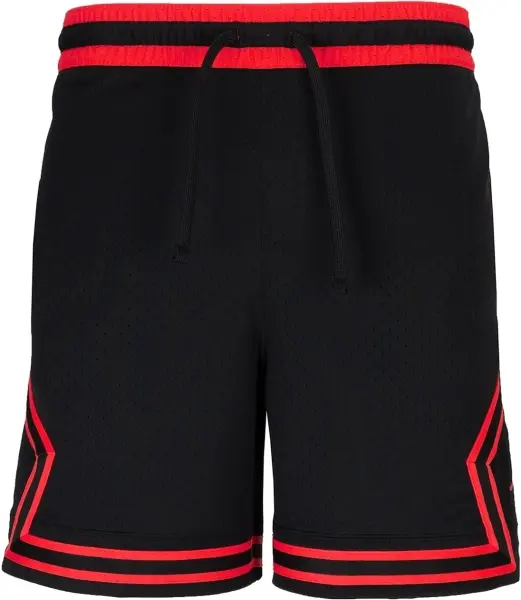 Шорти баскетбольні Nike JORDAN DRI-FIT MESH DIAMOND SHORTS чорно-червоні HF9910-014