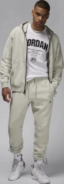 Спортивный костюм Nike JORDAN SPORT HOOP FLEECE DRI-FIT серый FV8602-050&FV8604-050
