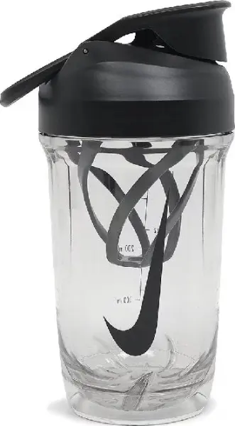 Бутылка для воды Nike TR RECHARGE SHAKER BOTTLE 16 OZ 473 мл антрацитово-черная N.101.2242.988.16