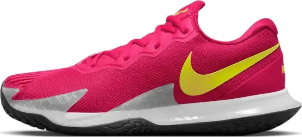 Кроссовки теннисные Nike COURT ZOOM VAPOR CAGE 4 RAFA розово-желтые DD1579-600