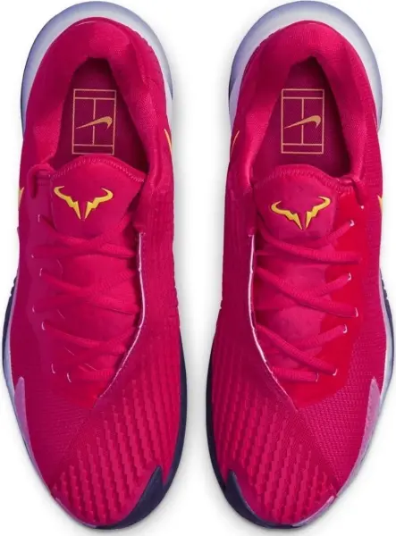Кроссовки теннисные Nike COURT ZOOM VAPOR CAGE 4 RAFA розово-желтые DD1579-600