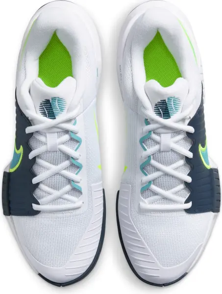 Кросівки тенісні Nike ZOOM GP CHALLENGE PRO HARD біло-темно-синьо-салатові FB3145-103