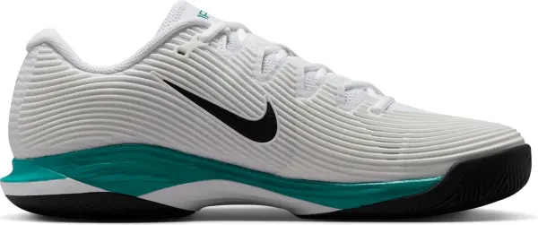 Кросівки тенісні Nike ZOOM VAPOR 12 HARD біло-зелено-чорні FV5552-104