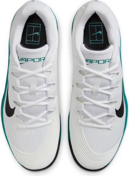 Кросівки тенісні Nike ZOOM VAPOR 12 HARD біло-зелено-чорні FV5552-104