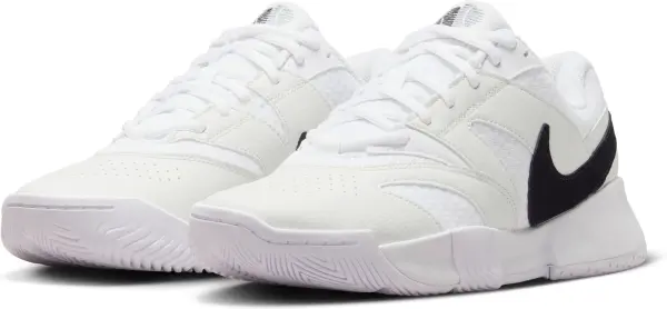Кроссовки теннисные женские Nike COURT LITE 4 бело-молочно-черные FD6575-100