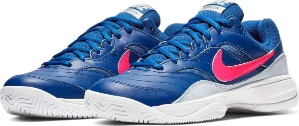 Кросівки тенісні жіночі Nike COURT LITE CLAY синьо-рожеві 845049-464