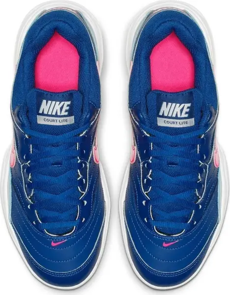 Кросівки тенісні жіночі Nike COURT LITE CLAY синьо-рожеві 845049-464