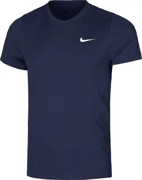 Футболка для тенісу Nike COURT VICTORY DRI-FIT темно-синя FZ6921-451