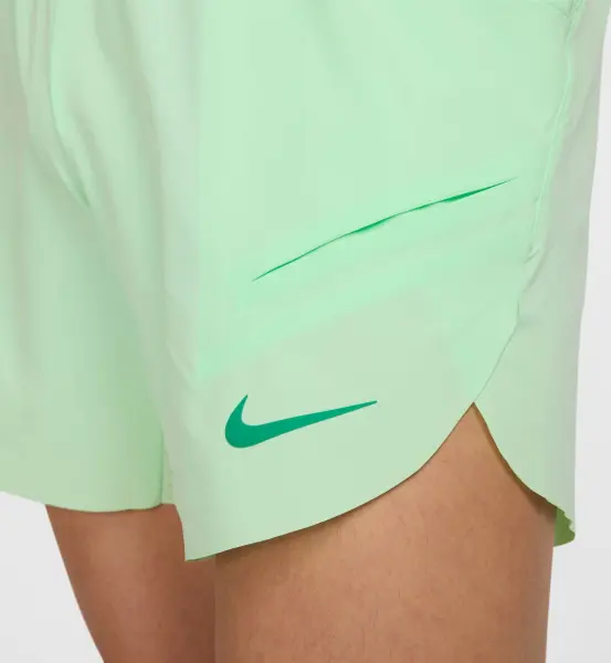 Шорти для тенісу Nike RAFA DRI-FIT ADV 7IN світло-зелені DV2881-376