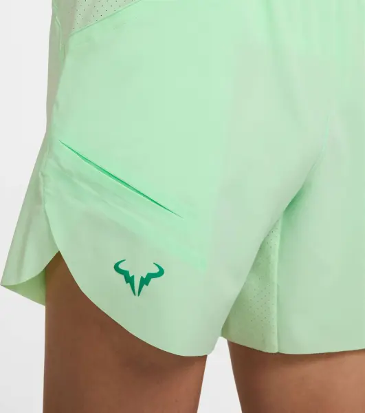 Шорти для тенісу Nike RAFA DRI-FIT ADV 7IN світло-зелені DV2881-376
