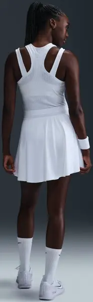Спідниця для тенісу жіноча Nike COURT ACE ADVANTAGE DRI-FIT біла FZ6726-100