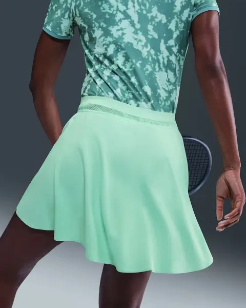Юбка для тенниса женская Nike COURT ACE ADVANTAGE DRI-FIT мятная FZ6726-353