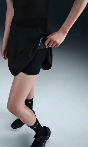 Юбка для тенниса женская Nike COURT ACE ADVANTAGE DRI-FIT черная FZ6726-010