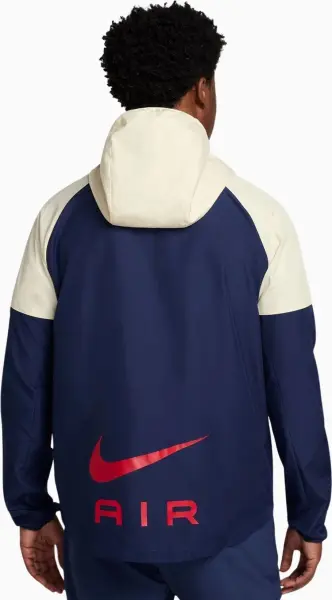 Вітровка Nike AIR темно-синьо-бежева HM0187-411