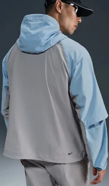 Вітровка Nike TECH WOVEN WINDRUNNER сіро-блакитна HV6514-012